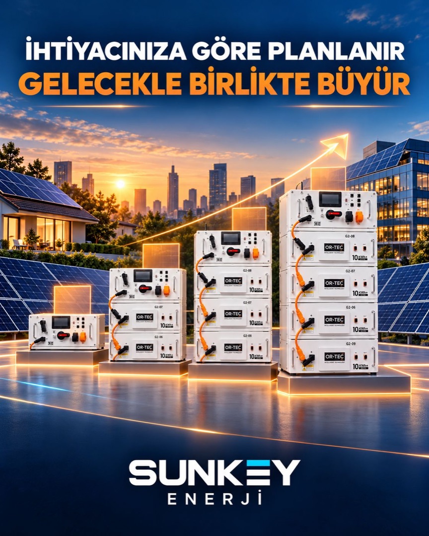 İhtiyacınızla birlikte büyüyen modüler enerji depolama